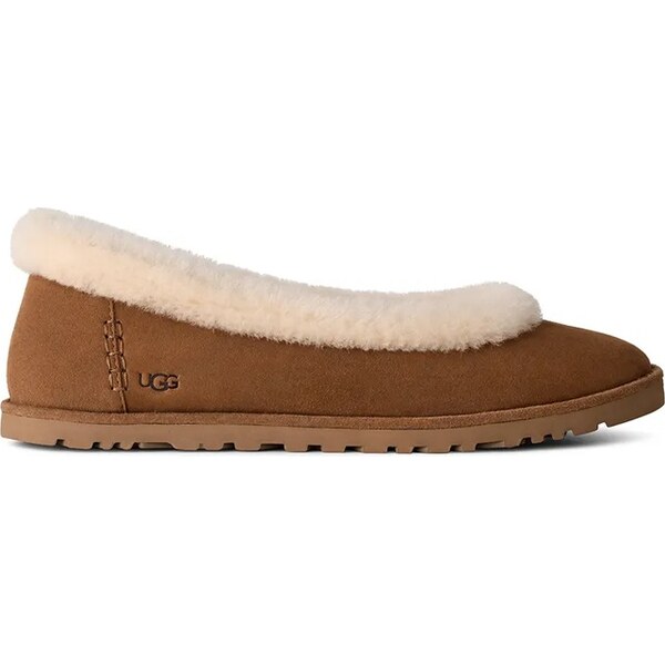 Semišové baleríny UGG Zora Ballet Flat 65730083