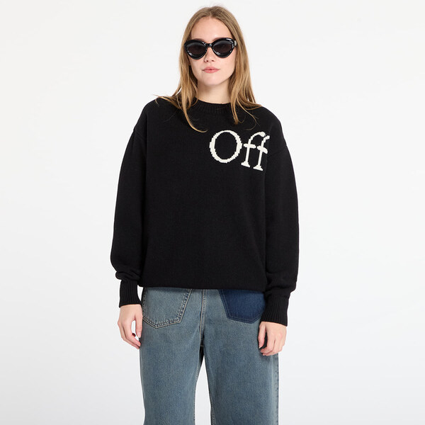 Sveter Off-White Bookish Shared Knit Crewneck Black/ White XS 65727603