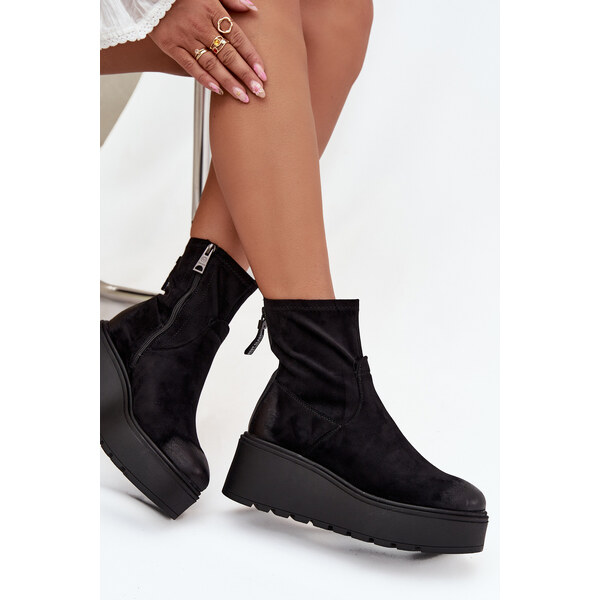 Dámske platformové čižmy Vinceza 66107985