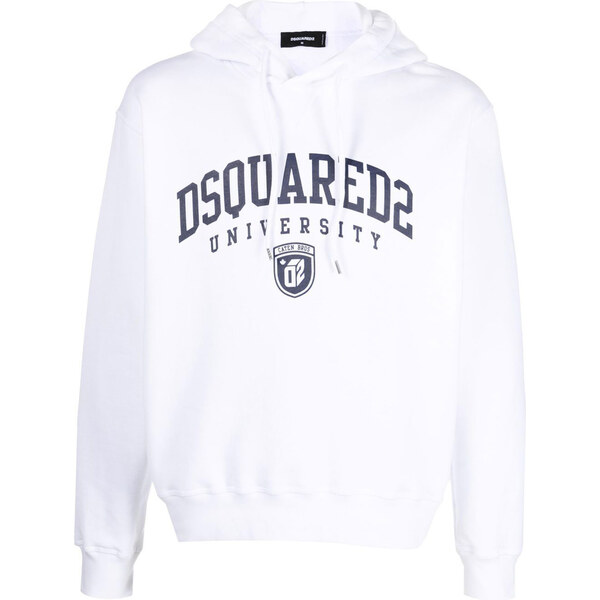 Biela mikina Dsquared2 s kapucňou 66825001