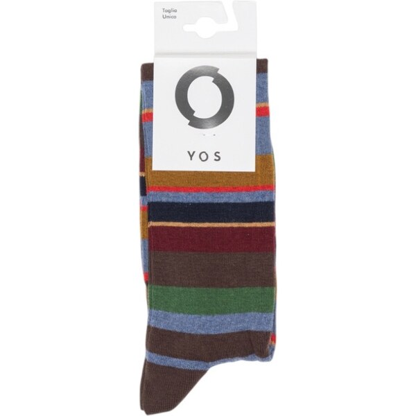 Pánske pruhované podkolienky Yos 66808047