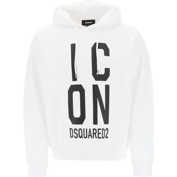 Biela mikina Dsquared2 s kapucňou 66824929