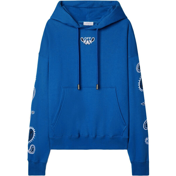 Modrá mikina Off-White s kapucňou 66824998