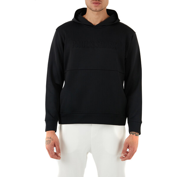 Čierna pánska mikina s kapucňou Paul&Shark 66824905