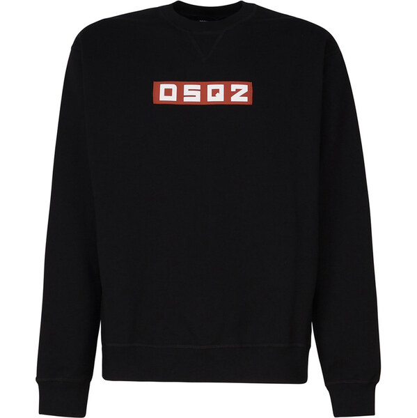 Čierna mikina Dsquared2 s okrúhlym výstrihom 66824915