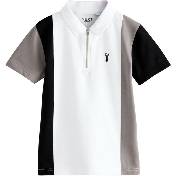 Next Tričko sivá / čierna / biela 65880344