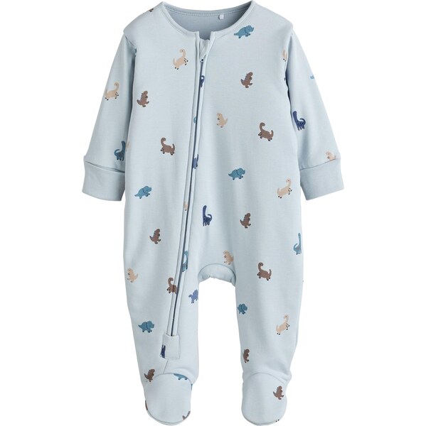 Next Pyžamo modrá / námornícka modrá / svetlomodrá / hnedá 65891702