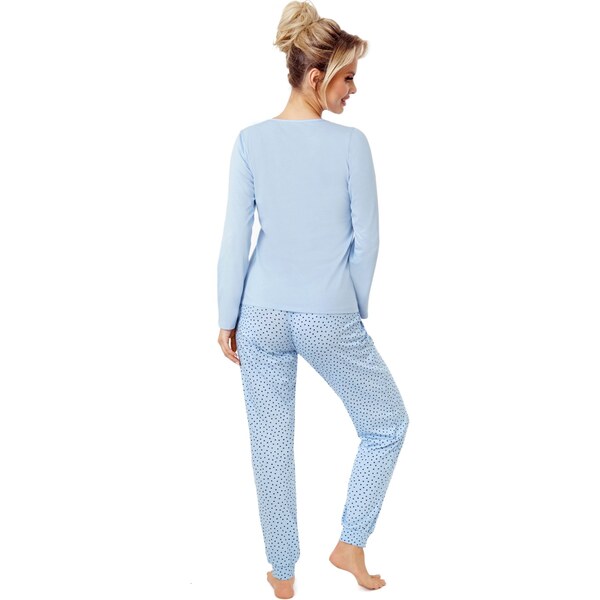 Donna dámske dlhé pyžamo Star - bavlna 65846525