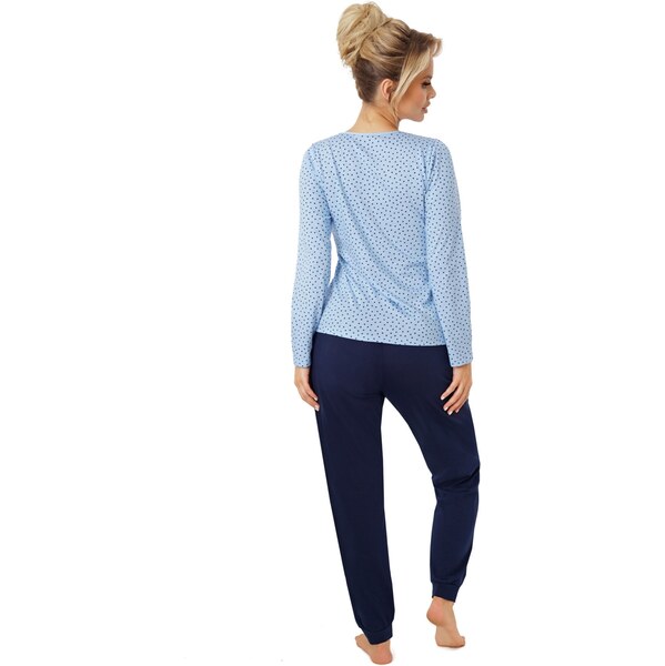 Donna dámske bavlnené pyžamo Star - dlhé 65846527