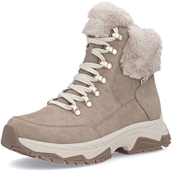 Dámska členková obuv RIEKER W3971-20 béžová W5 65732842