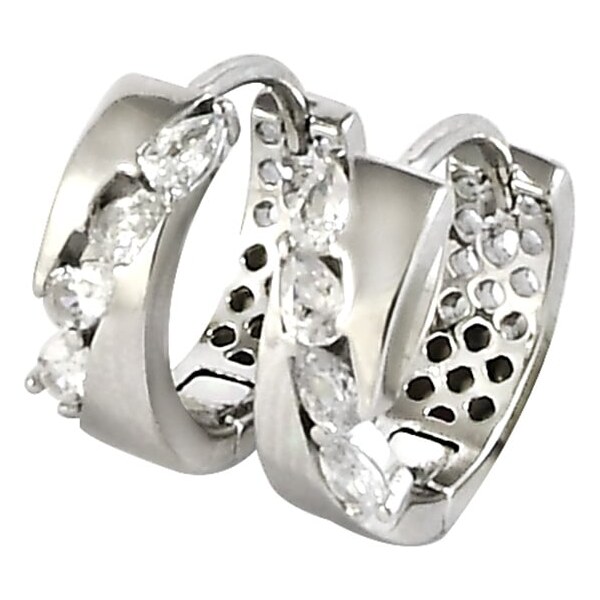 Strieborné náušnice Glare 921 65763171