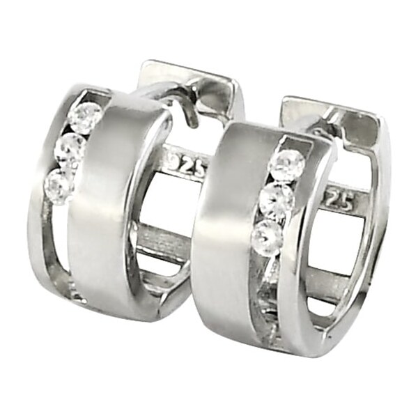 Strieborné náušnice Glare 923 65763172