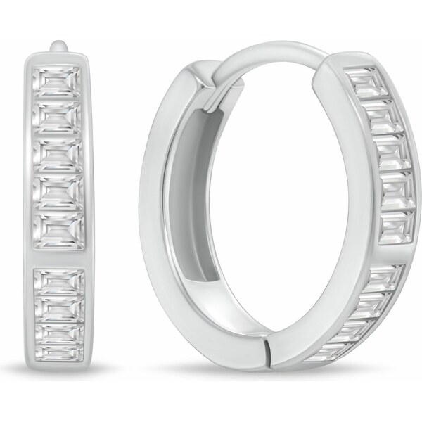 Brilio Silver Oslnivé strieborné náušnice so zirkónmi EA1224W 66581497