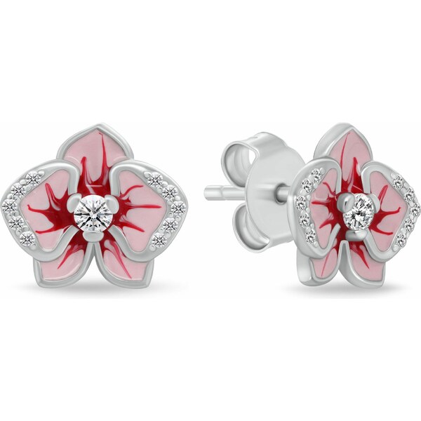 Brilio Silver Očarujúce strieborné náušnice Kytičky EA1223WP 66579490