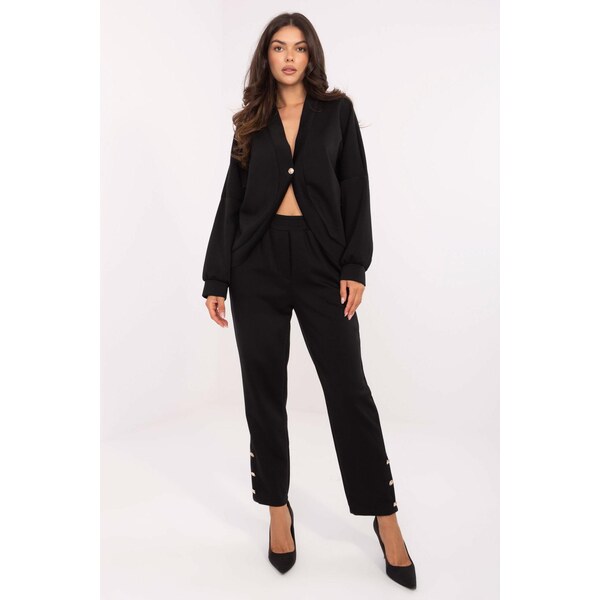 MladaModa Tepláková súprava s mikinou so zapínaním na gombík model 65780835