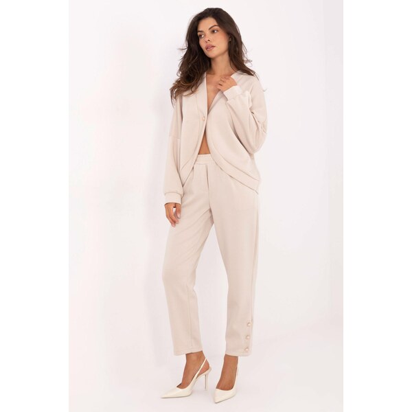 MladaModa Tepláková súprava s mikinou so zapínaním na gombík model 65780839