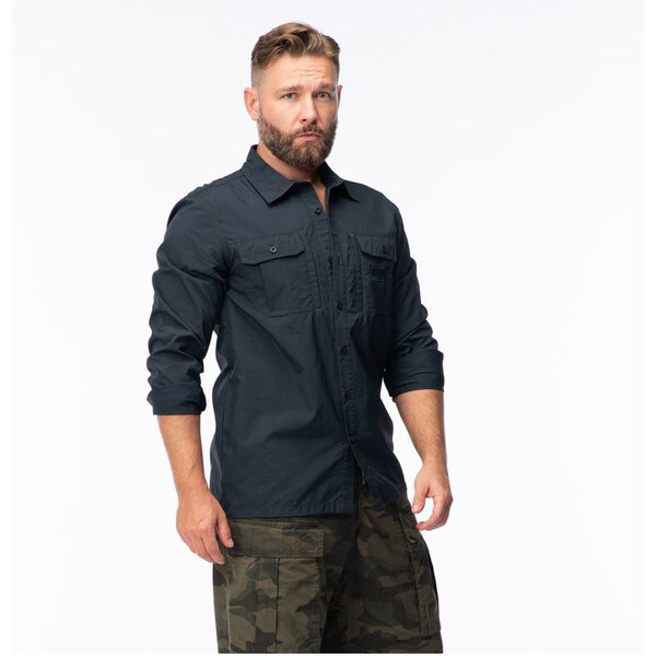 Pánske tričko Defender M 92800499780 Black - Magnum 65768191