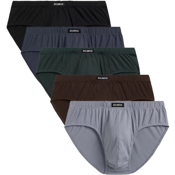Pánske slipy 5 pack 003 - Atlantic 65768399