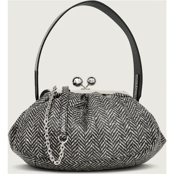 Weekend MaxMara Kožená kabelka na rameno RUBENS Pasticcino 65766245