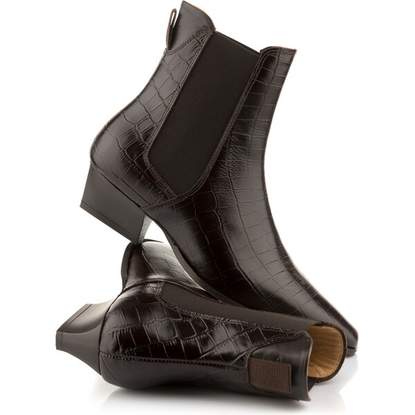 ČLENKOVÁ OBUV GANT BASSOTTE DARK BROWN 66467429