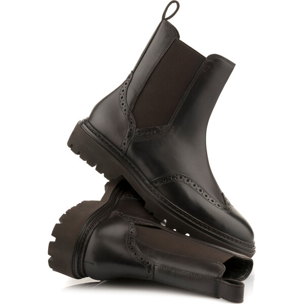 ČLENKOVÁ OBUV GANT IVYHILL DARK BROWN 65582069