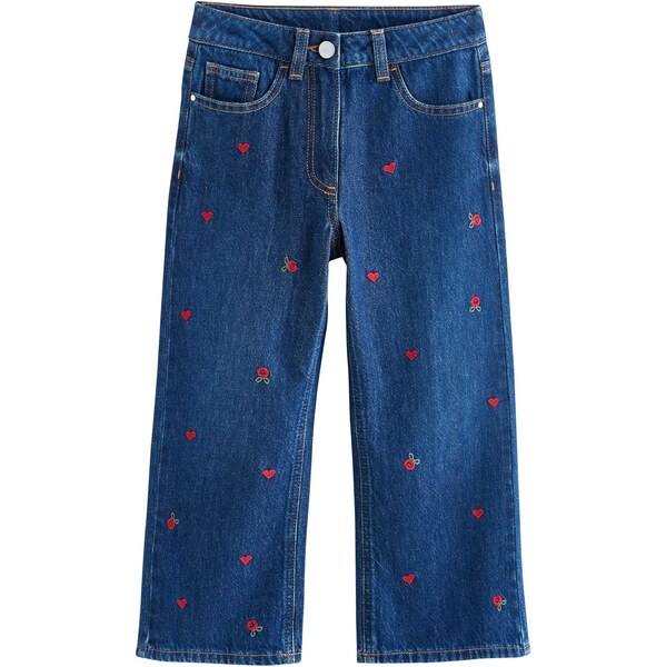 Next Džínsy modrá denim / červená 65892471