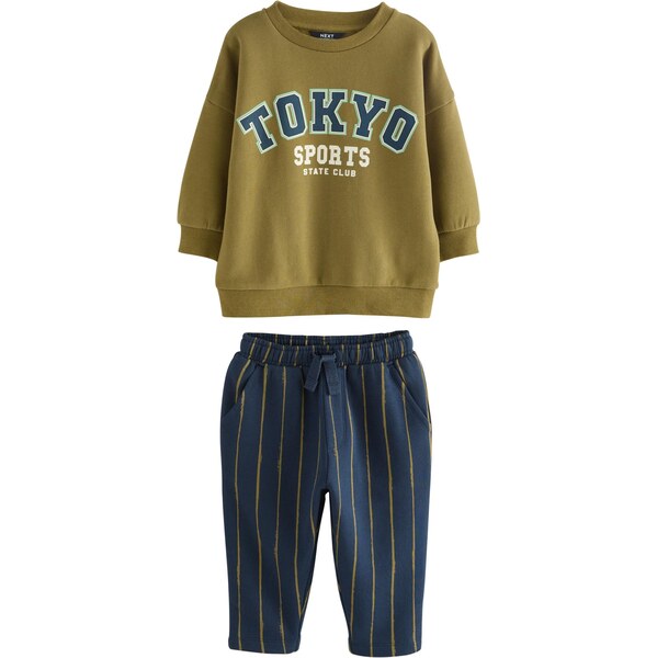 Next Set námornícka modrá / olivová / mätová / šedobiela 65887847