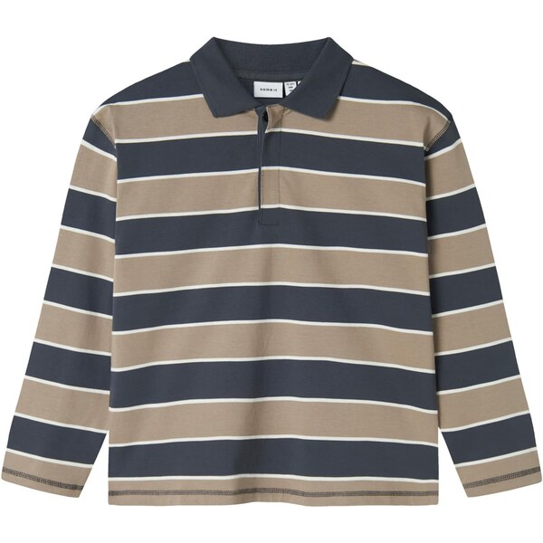 NAME IT Tričko NKMOLLIE sivá / tmavošedá / biela 65774709