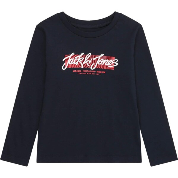 Jack & Jones Junior Tričko JJURBAN tmavomodrá / krvavo červená / biela 65774779