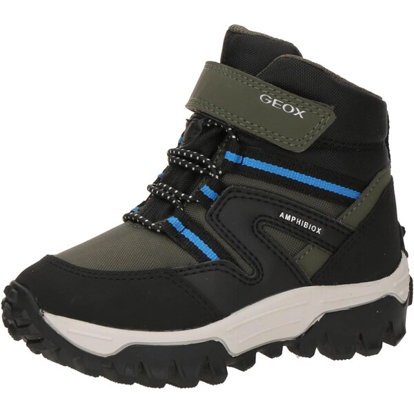 GEOX Čižmy HIMALAYA svetlomodrá / olivová / čierna 65774798