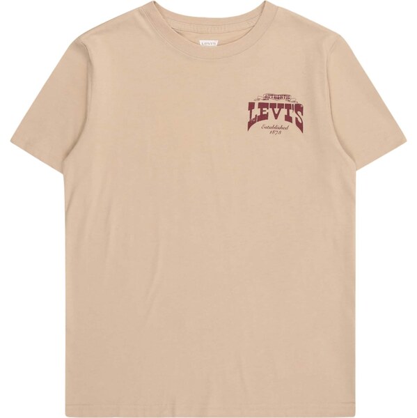 Levis Kids Tričko GALLOPING FREE béžová / vínovo červená 65774852
