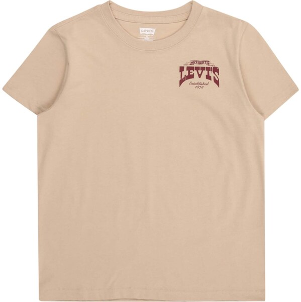 Levis Kids Tričko GALLOPING FREE béžová / bordová 65774857
