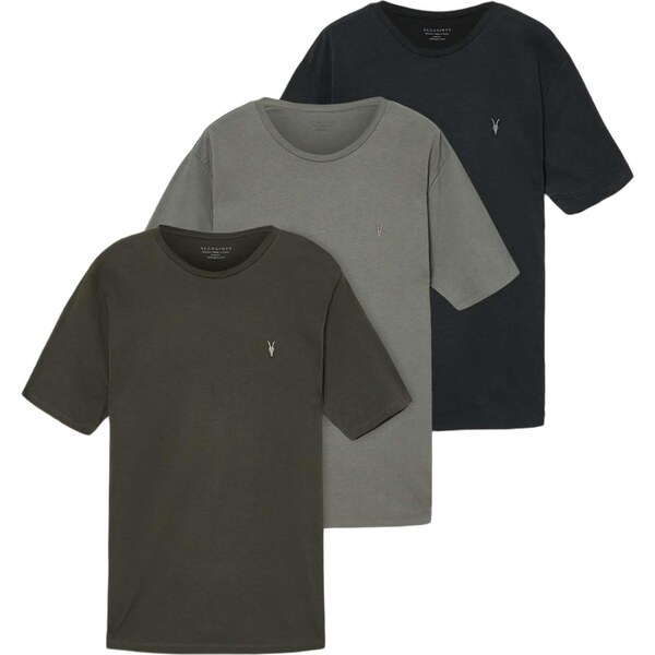 AllSaints Tričko BRACE kaki / olivová / čierna 65774692