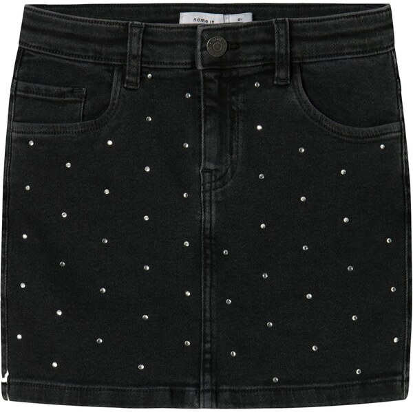 NAME IT Sukňa NKFNAOMI čierny denim 65796570