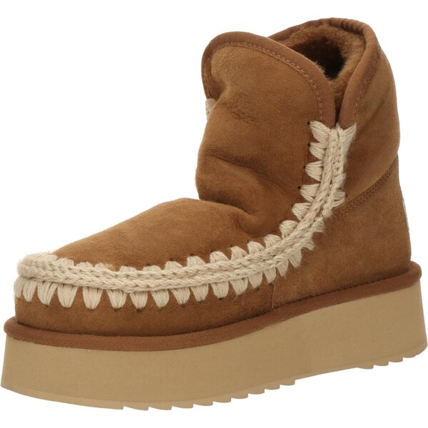 MOU Nízke čižmy koňaková 65773536