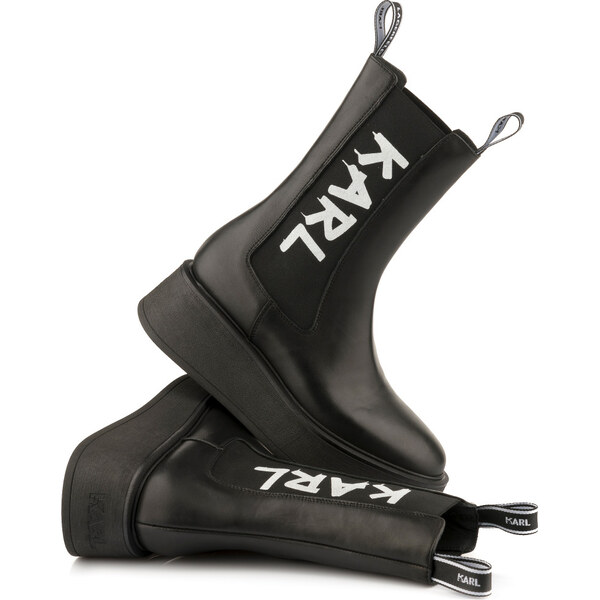 ČLENKOVÁ OBUV KARL LAGERFELD ZEPHYR MIDI GORE BOOT 67047517