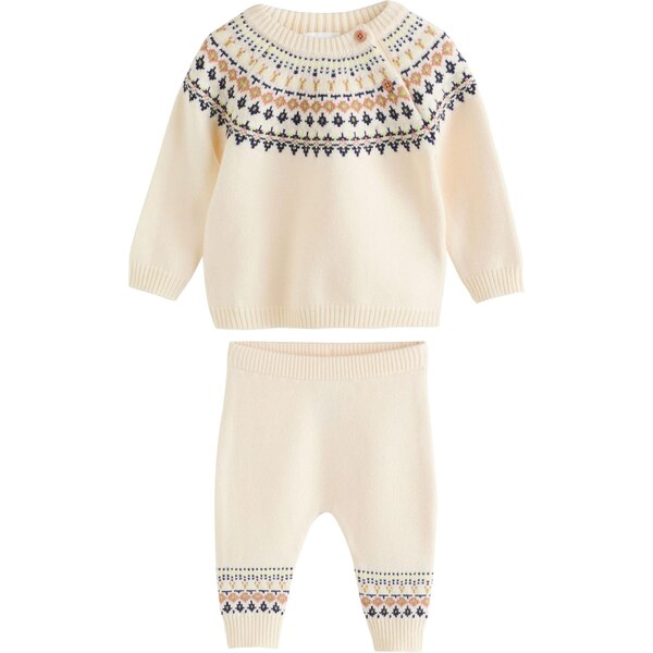 Next Set krémová / námornícka modrá / svetlozelená / čerešňová 65891968