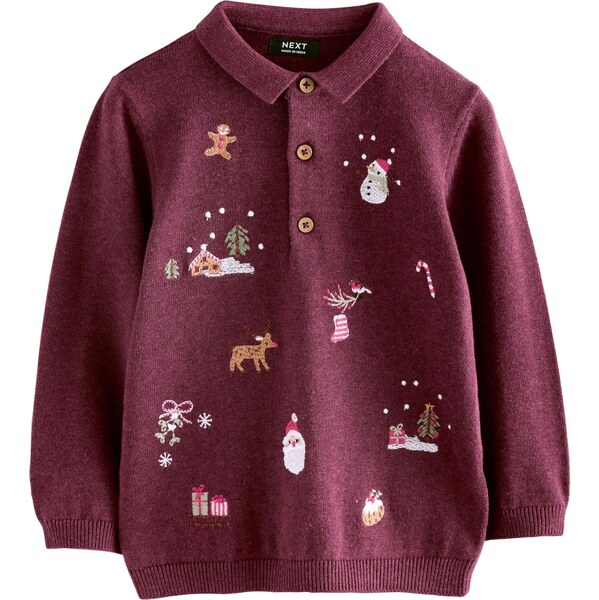 Next Tričko bordová 65892162