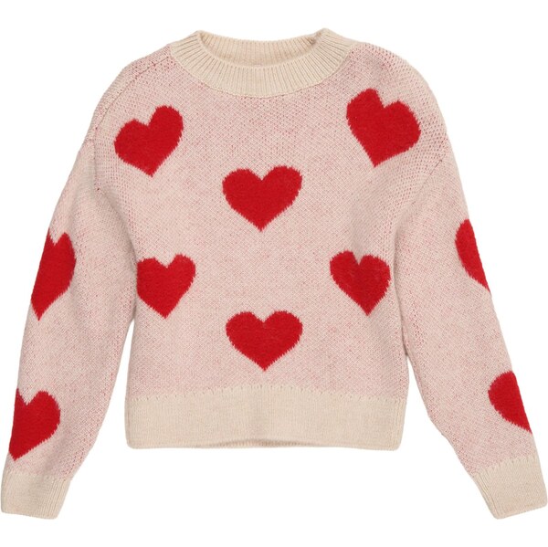 Only Mini Sveter KMGNAJA svetloružová / červená 65774170