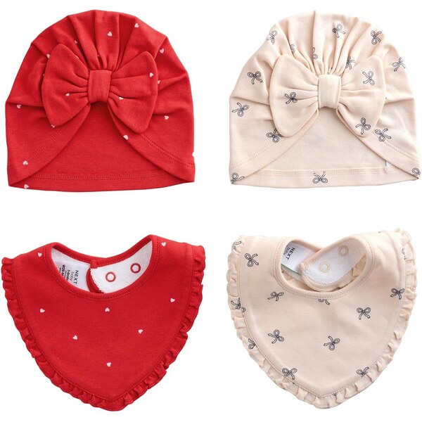 Next Set púdrová / červená / čierna / biela 65894256