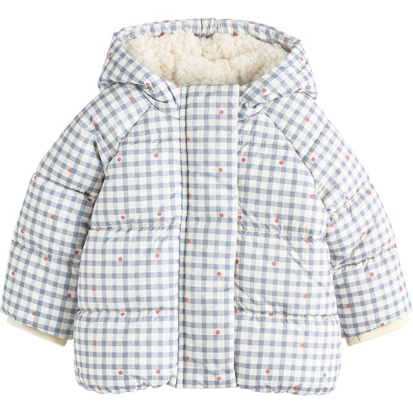 Next Zimná bunda sivá / svetlosivá / pitaya / biela 65774255