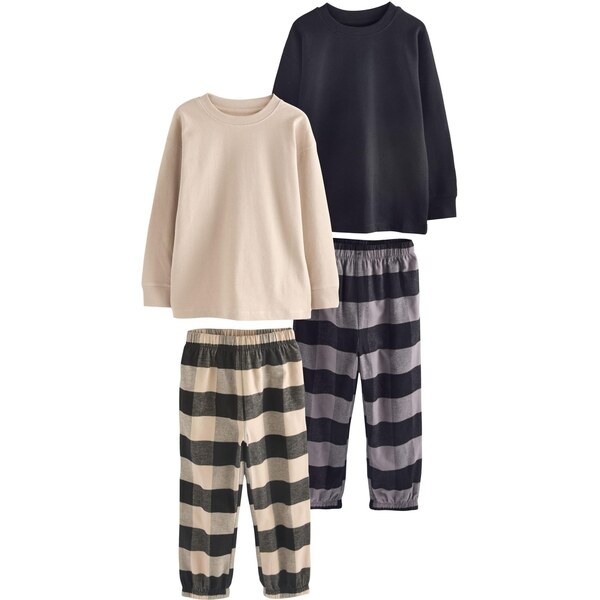 Next Pyžamo sivá / tmavošedá / čierna 65894478