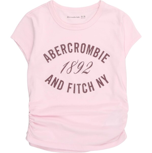 Abercrombie & Fitch Tričko baklažánová / ružová 65895849