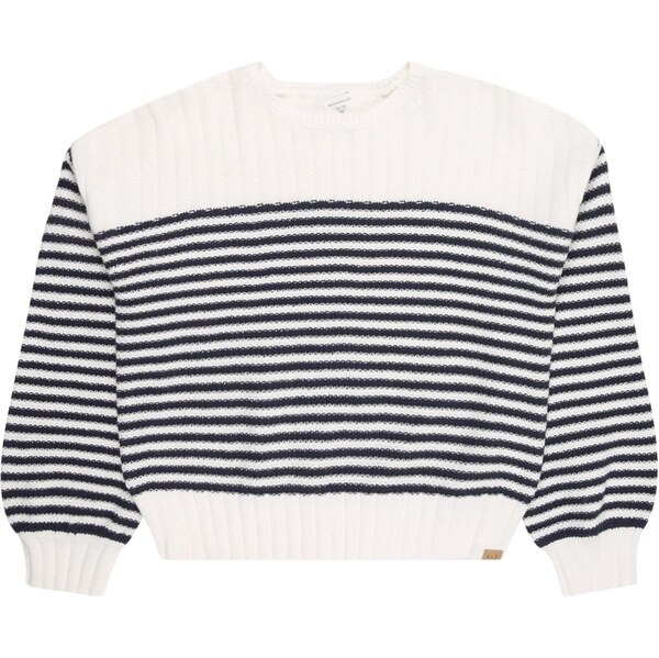Abercrombie & Fitch Sveter námornícka modrá / biela 65896172