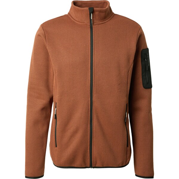 ICEPEAK Outdoorová bunda BREDSTEDT hrdzavohnedá / čierna 65896200