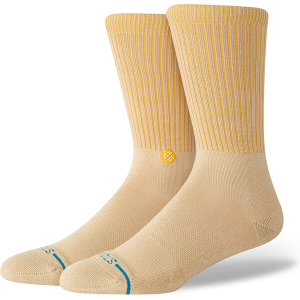 Stance Icon Pop Crew 5,5-8-(M) - Unisex - Ponožky Stance - Hnedé - 66361889