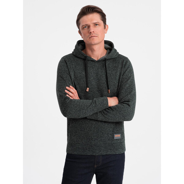 Ombre Mens non-stretch kangaroo hooded sweatshirt 65807515
