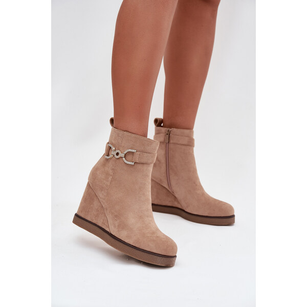 Boto Dámske členkové topánky na platforme 66474253