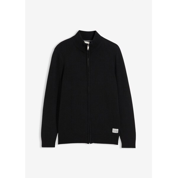 bonprix Pletený sveter so stojačikom a recyklovanou bavlnou, farba 45853448