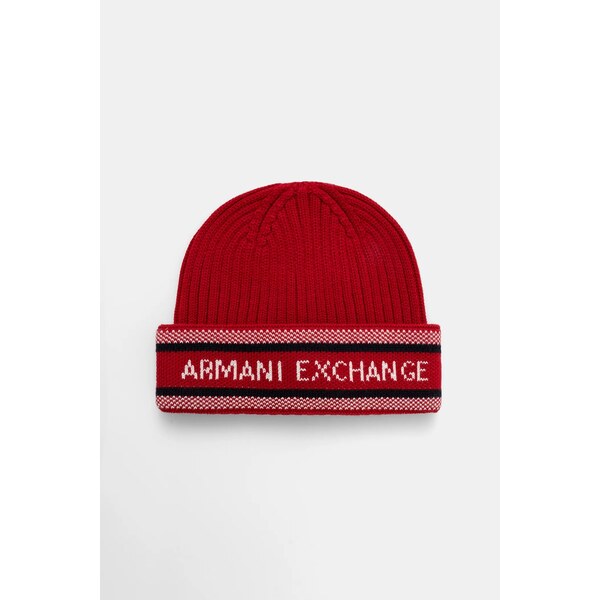 Čiapka s prímesou vlny Armani Exchange 65780771